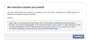"Hayastan" All-Armenia Fund And Censorship