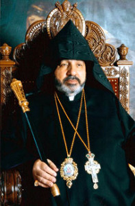 Letter to Catholicos of All Armenians from Armenian Patriarch of Jerusalem