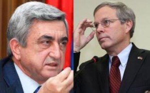 Americans Give Serzh Sargsyan Yellow Card