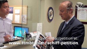 Petitioning Rep. Adam Schiff to Meet with His Constituents