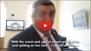 Arakel Movsisyan, a.k.a. Shmice, Insulting Zaruhi Postanjyan