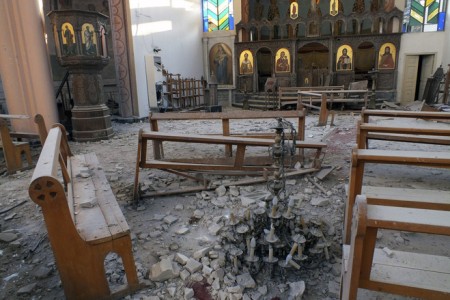 An Armenian Church after bombing (© Vatican Insider)