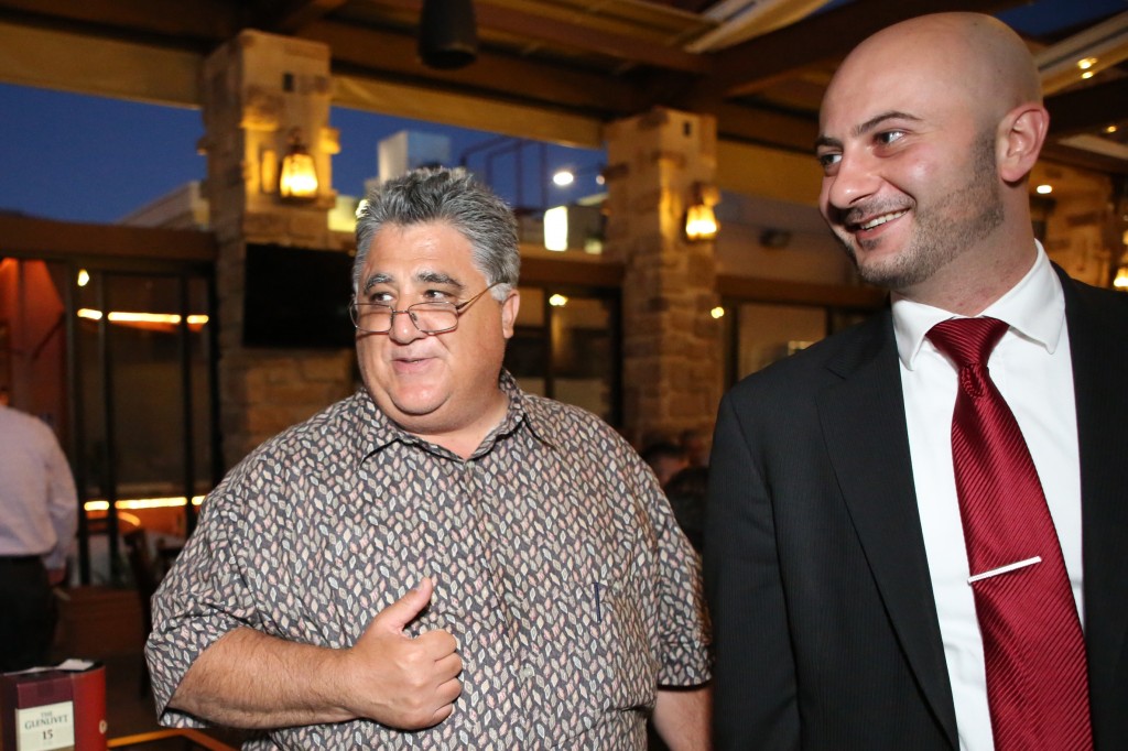 Anthony Portantino with David Gevorkyan at Dinner & Cigars event (from Facebook)