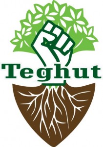 The logo of Teghut Movement
